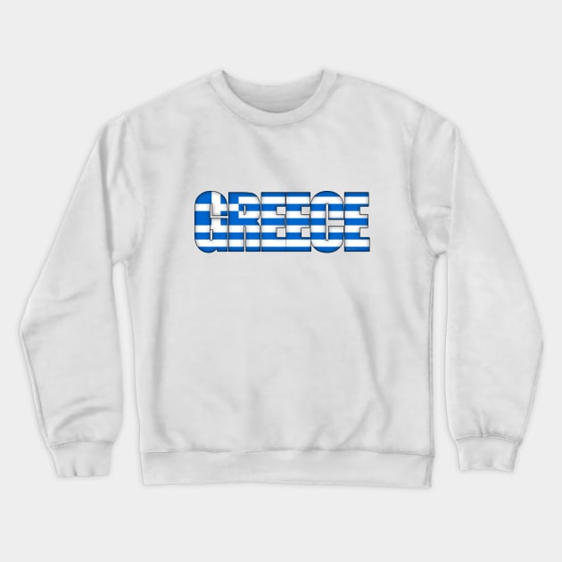 Greece Crewneck Sweatshirt by SeattleDesignCompany